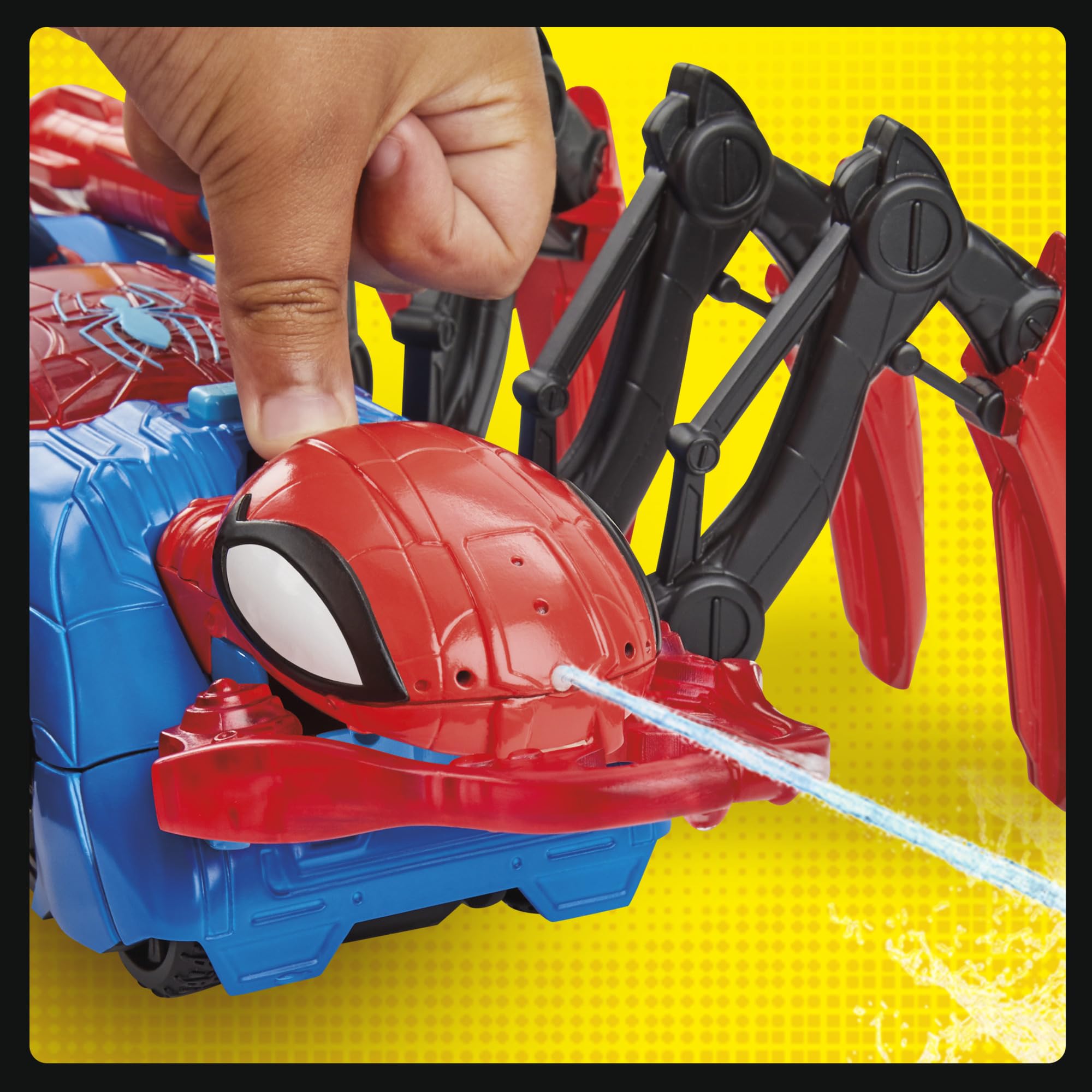 Highly detailed poseable Spider-Man figure for dynamic scenes