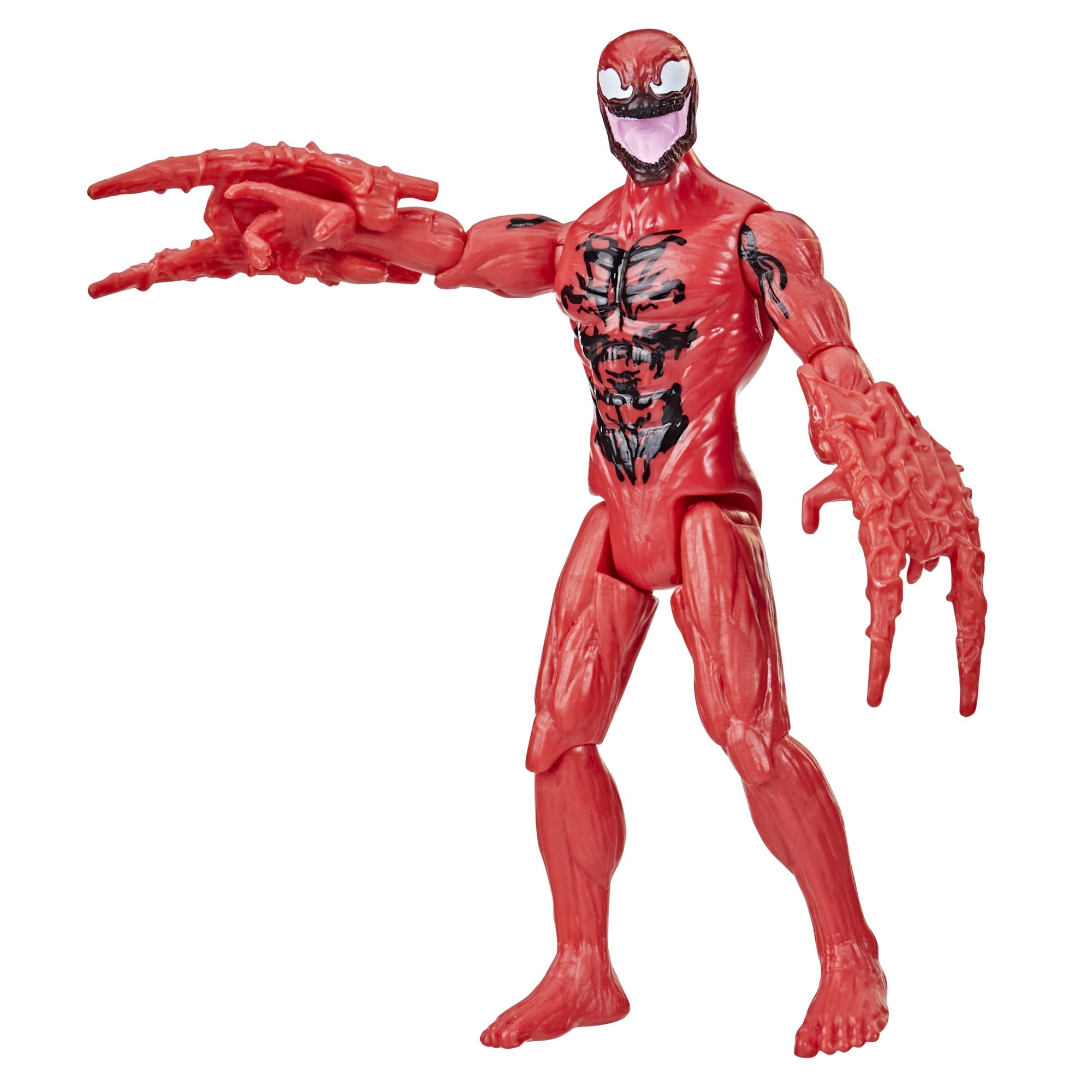 Marvel Spider-Man Epic Hero Series Carnage articulation pose highlights poseability for imaginative battles