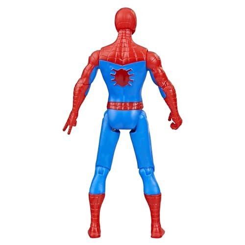 Classic red and blue Spider-Man design enhances display and storytelling.