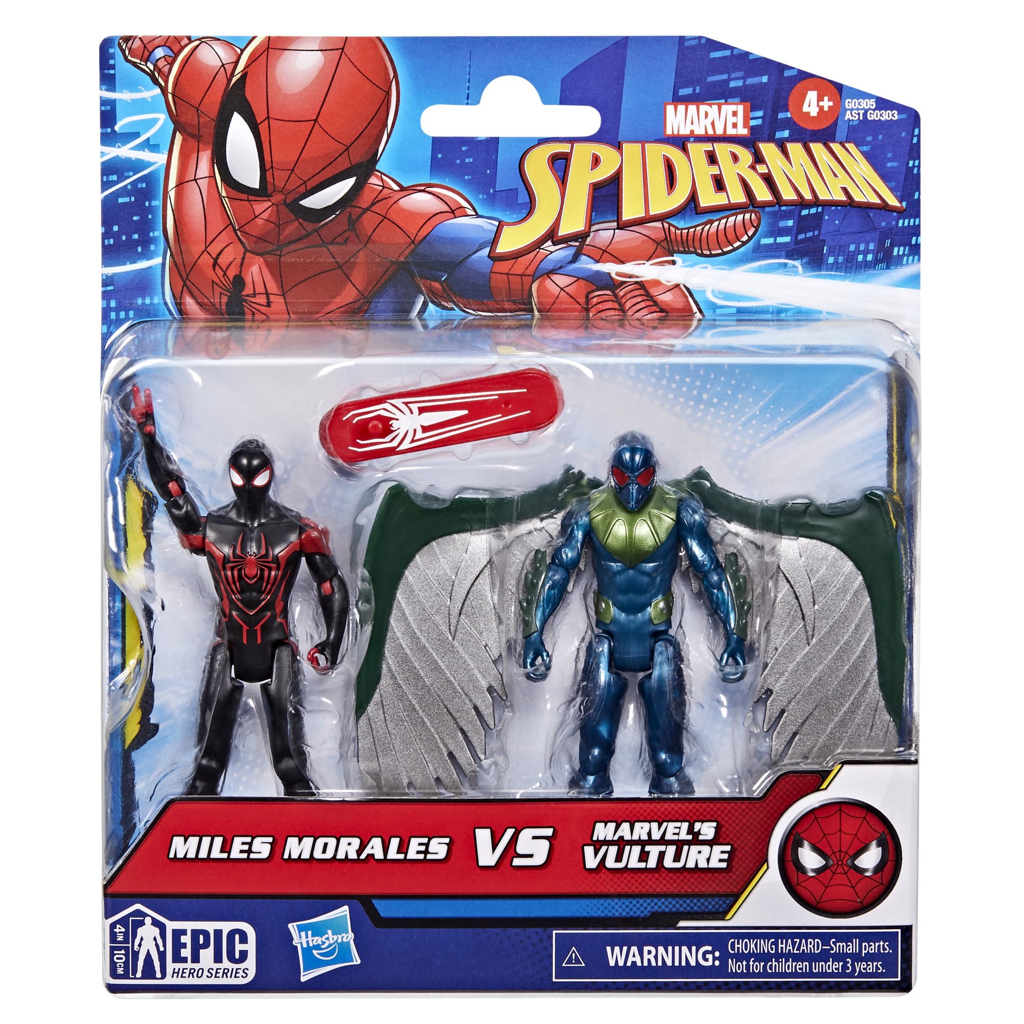 Marvel's Vulture figure with winged design for dramatic aerial battles.