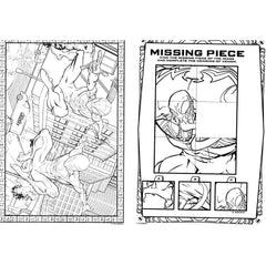 Marvel Spider-Man interior pages showcase action scenes to inspire imaginative coloring.