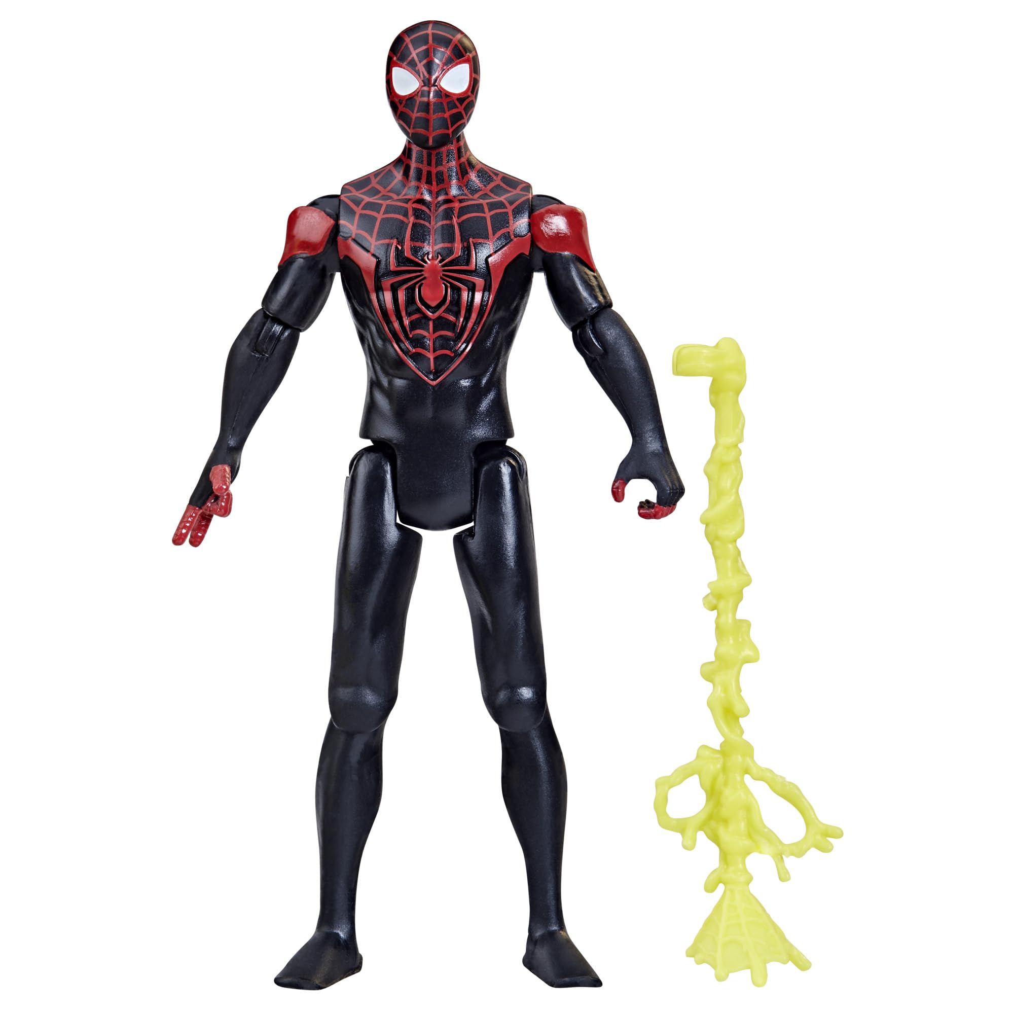 Marvel Spider-Man Miles Morales figure in front pose for dynamic play