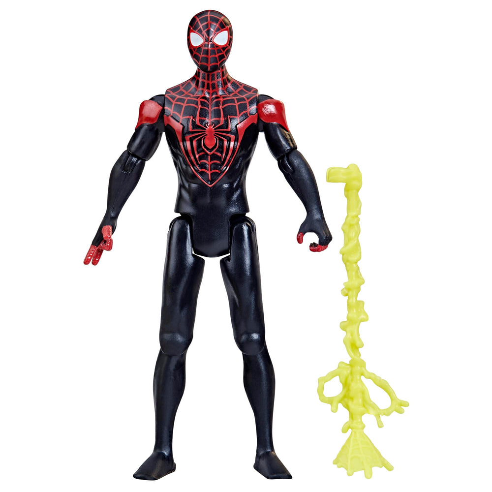 Marvel Spider-Man Miles Morales figure in front pose for dynamic play