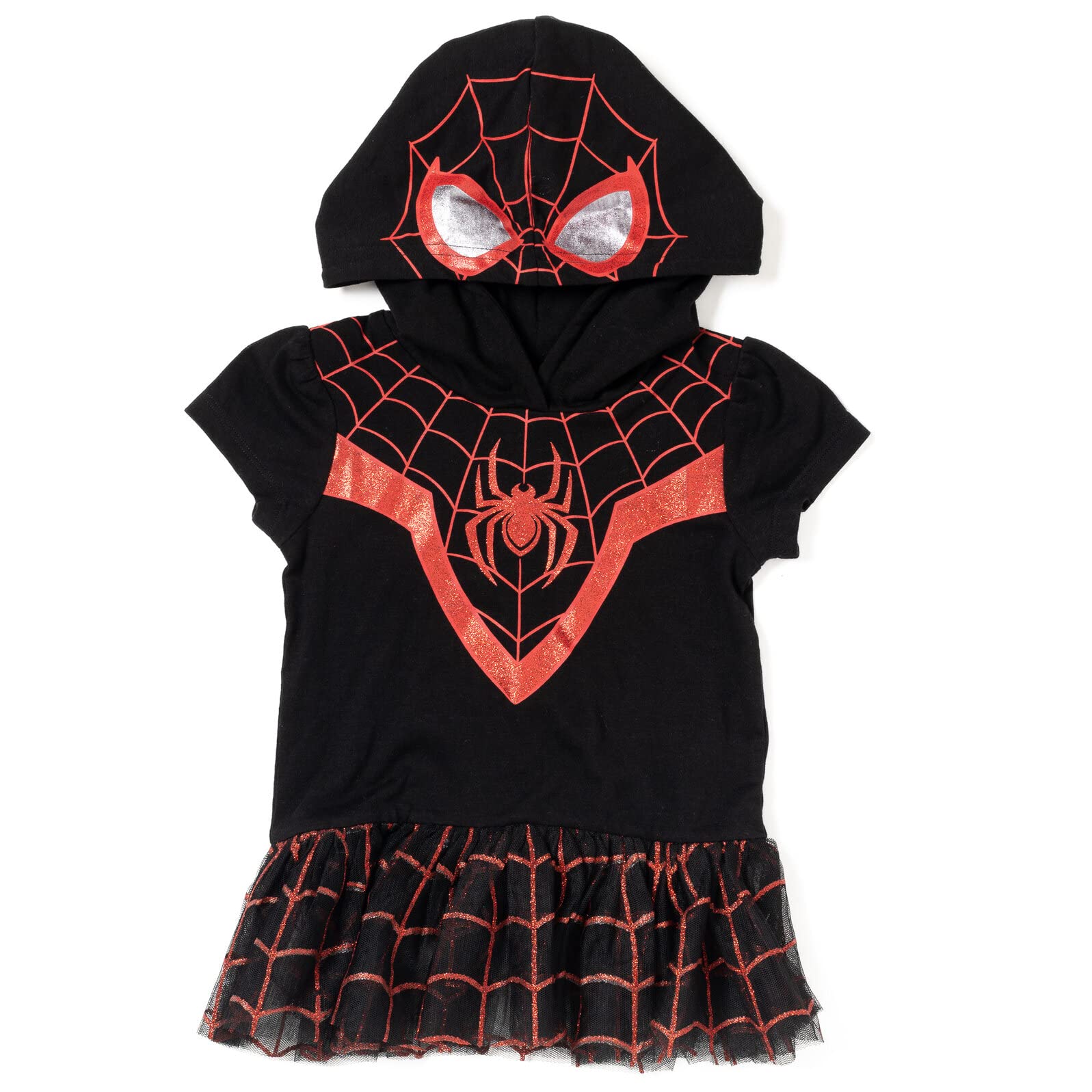 Marvel Spider-Man Miles Morales leggings set shows elastic waist for secure fit