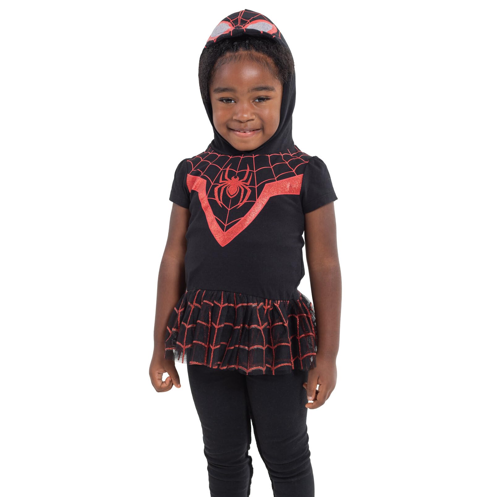 Marvel Spider-Man Miles Morales toddler outfit on child shows durable construction for daily wear