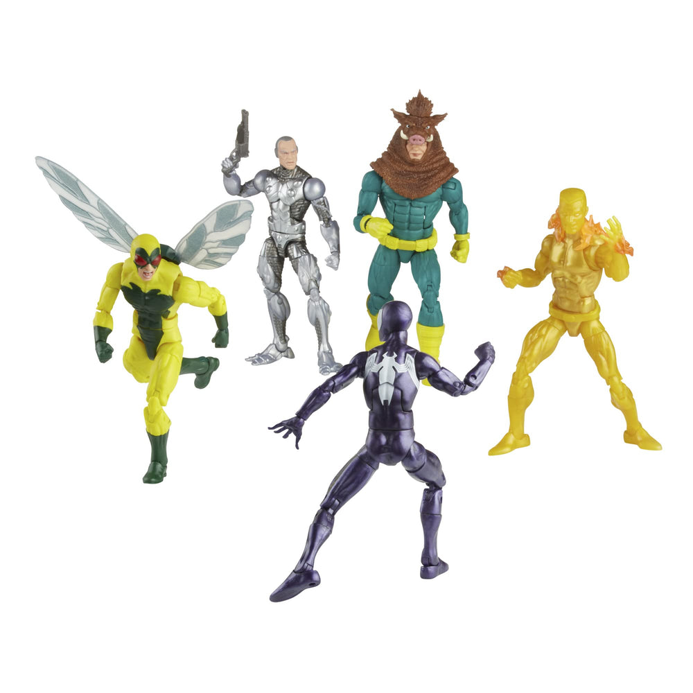 Marvel Spider-Man Legends Molten Man figure for dramatic battle-ready display.