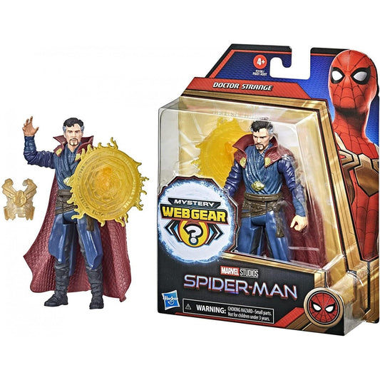 Marvel Spider-Man figure with articulation enables dynamic action poses.