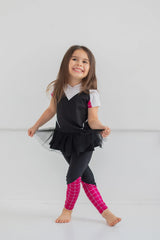 Marvel Spider-Man Spider-Gwen toddler cosplay shirt back shows bold print for easy wear.