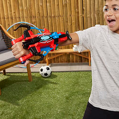 Dart launcher and water trigger in one easy-to-use toy.