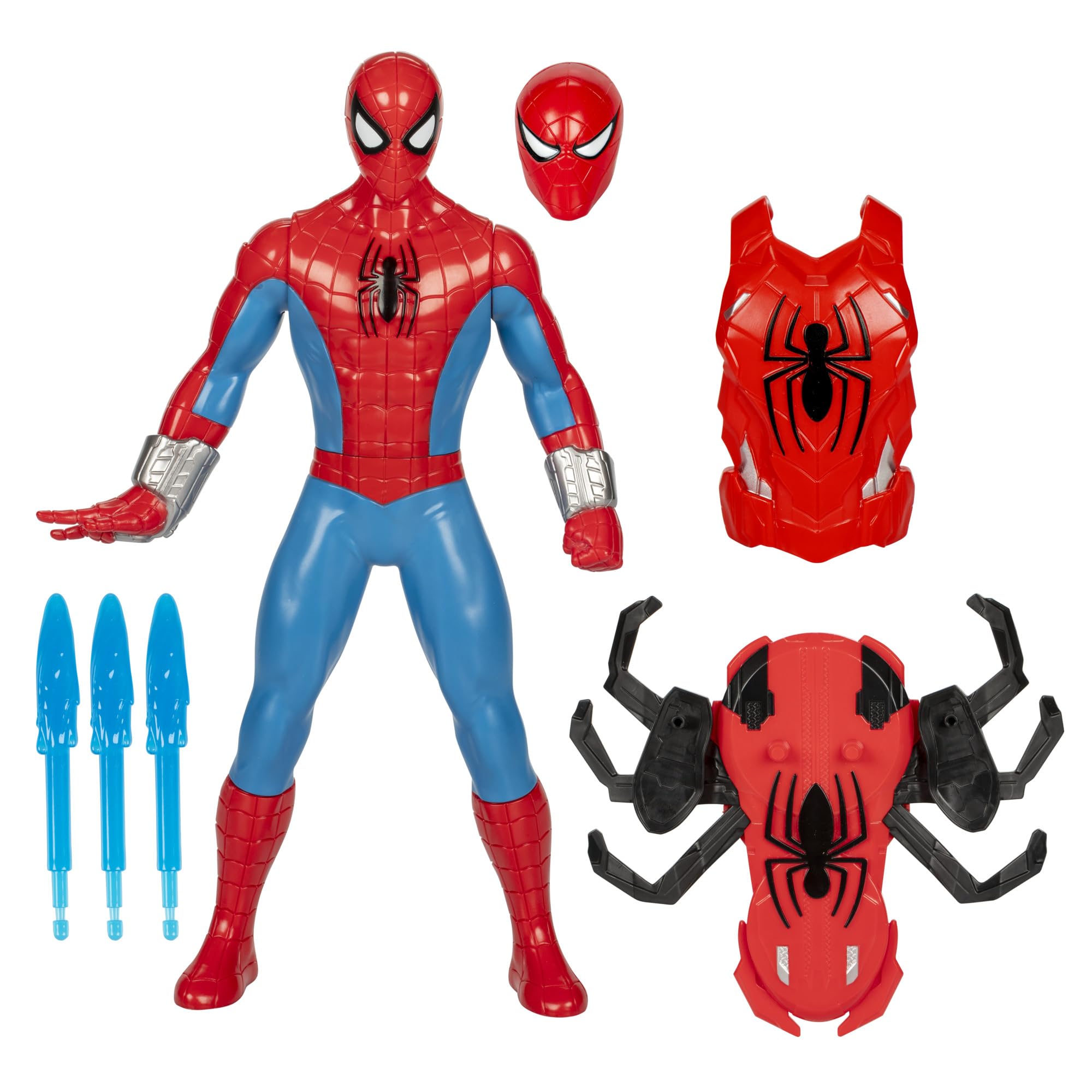 Marvel Spider-Man Thwip Blast figure in action pose for imaginative play.