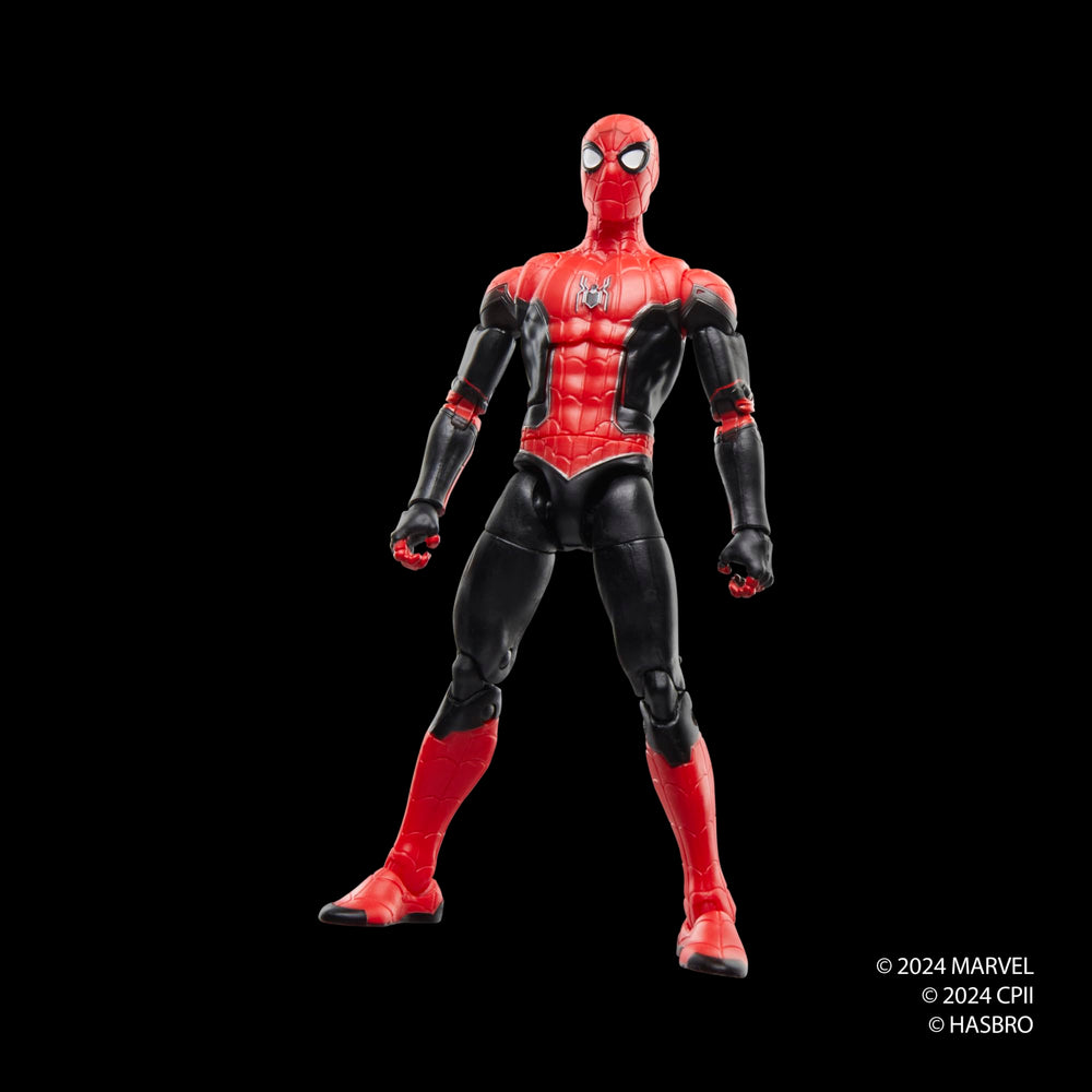 Marvel Spider-Man upgraded-suit 6-inch figure supports dynamic posing and shelf display.