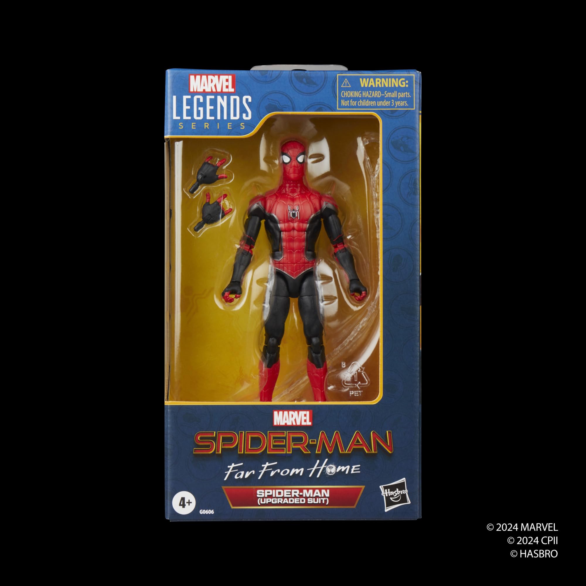 Marvel Spider-Man upgraded-suit figure poseable design enables dynamic display.