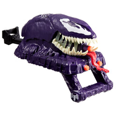 Marvel Spider-Man VenomVersus ambidextrous button design fits either hand.