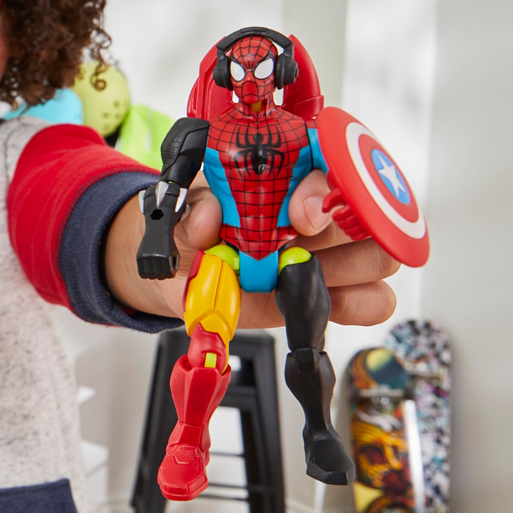 Spider-Man web accessory enables dynamic action poses for Marvel MixMashers.