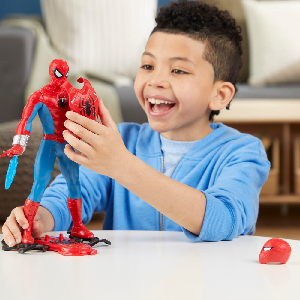 Marvel Spider-Man web projectiles trio for versatile action scenes.