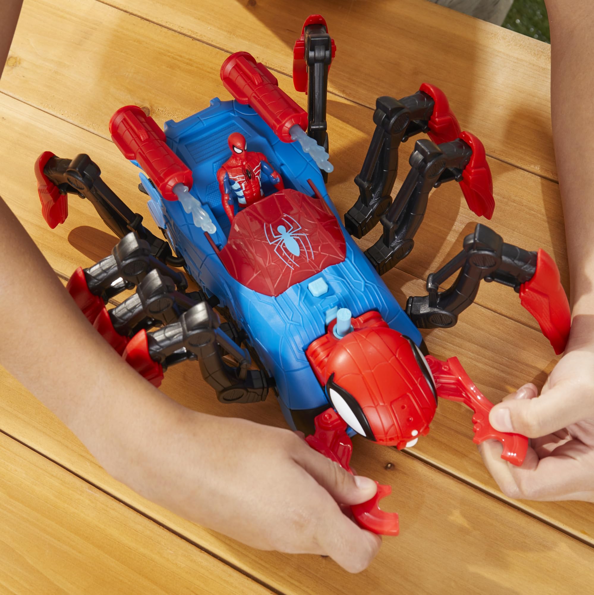 Two web projectiles included for web-blasting fun