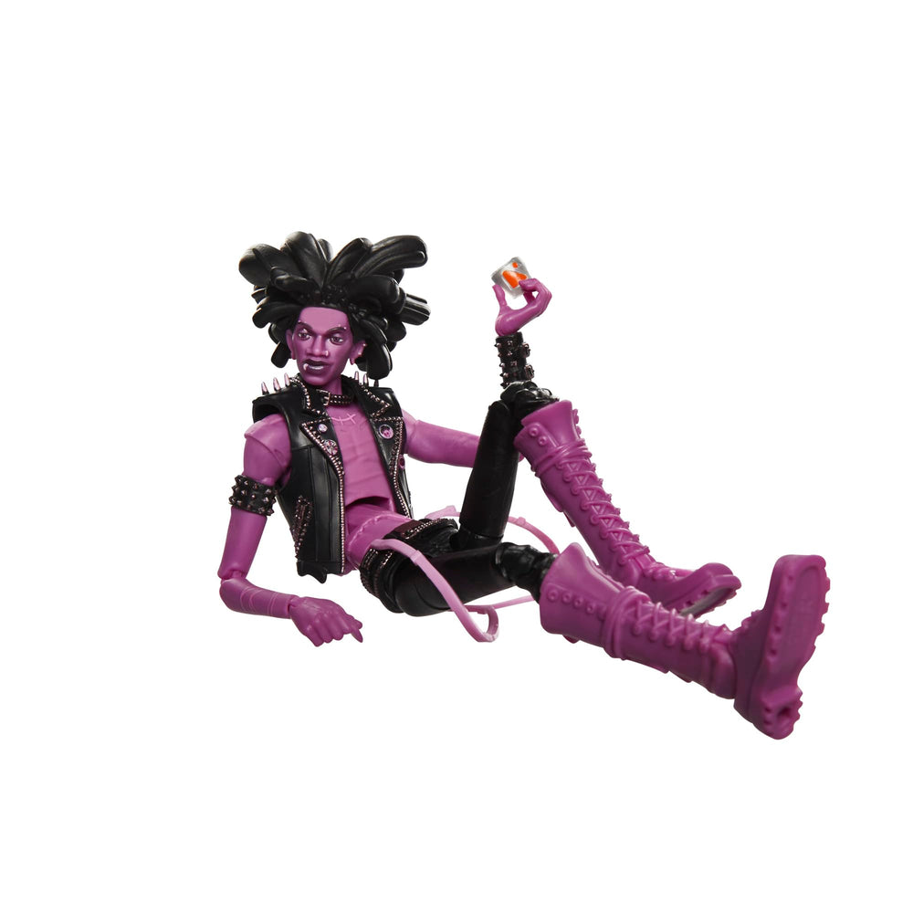 Marvel Spider-Punk six-inch figure alternate head for varied expressions.