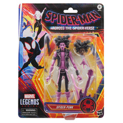 Marvel Spider-Punk six-inch figure articulation poses enable dramatic action stances.