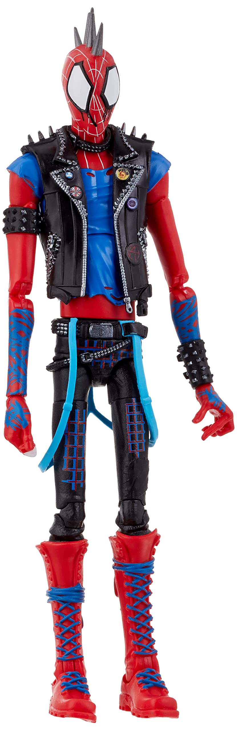 Marvel Spider-Punk six-inch figure front view for display and collection