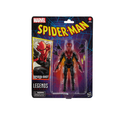 MARVEL Spider-Shot figure articulation highlights.