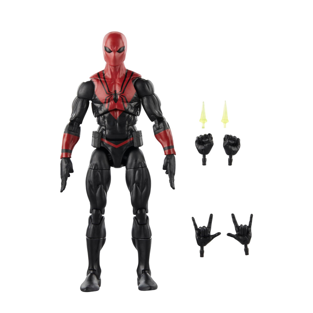 MARVEL Spider-Shot figure front view for shelf display.