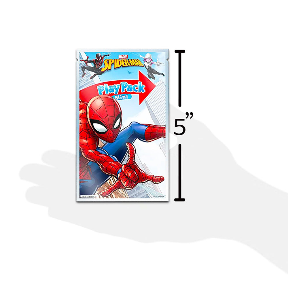 Marvel Spiderman mini coloring book closeup for independent coloring during parties.