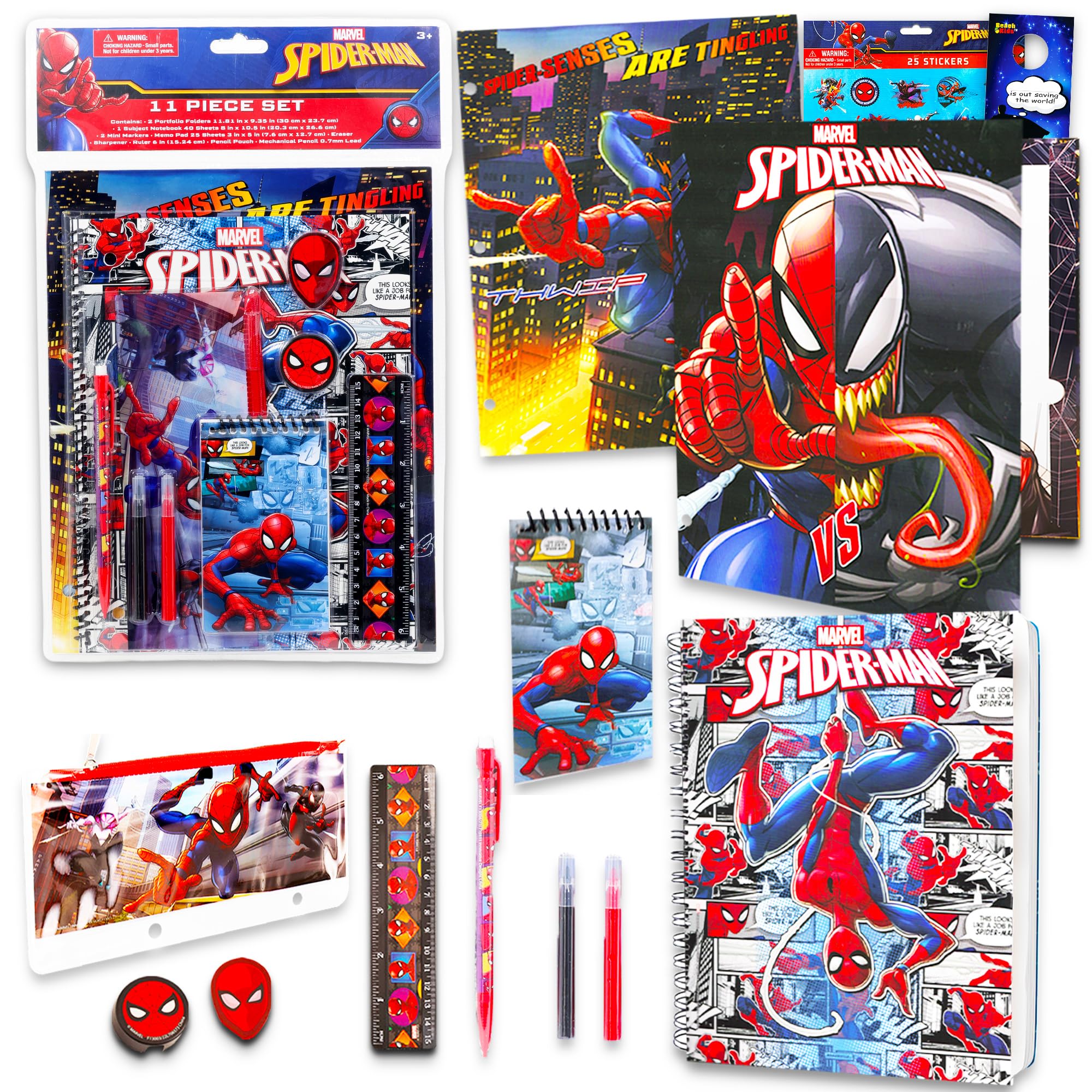Marvel Spider-Man pencil pouch portable storage for school essentials
