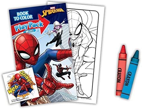 Marvel Spiderman valentines stickers included enhances classroom valentine cards.