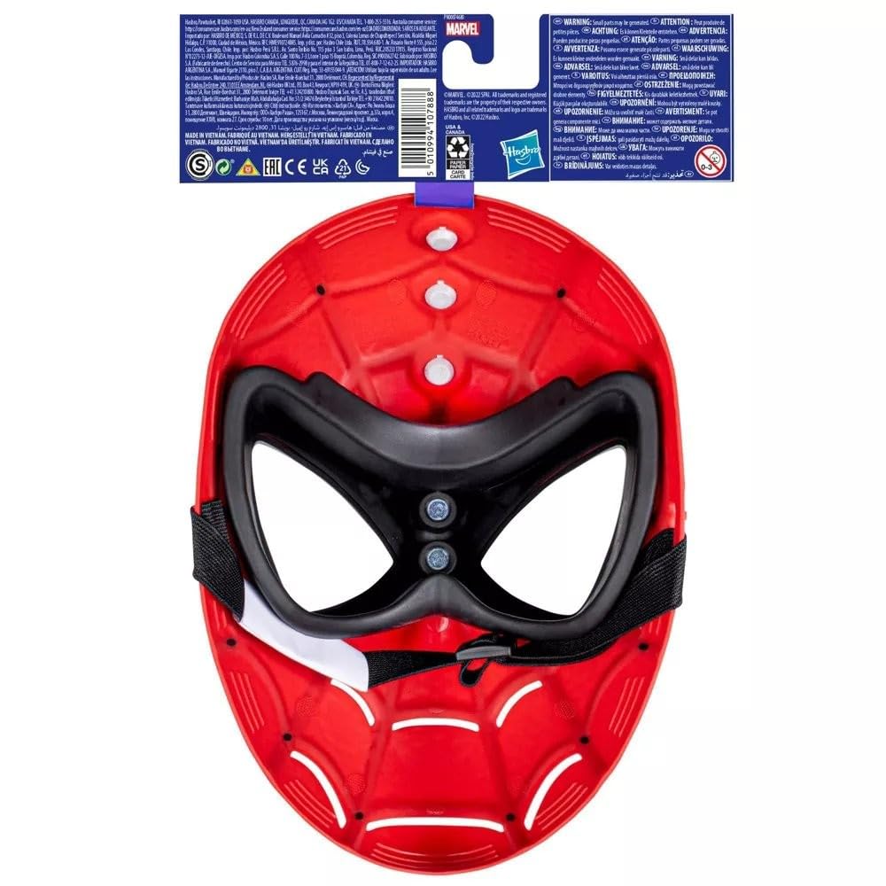 Marvel Spider-Punk mask back view, perfect for costume moments.