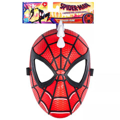 Marvel Spider-Punk mask kids side view with adjustable fit.