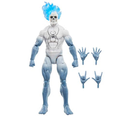 Marvel Spirit Spider articulation points enable dynamic posing for dramatic shelf scenes.