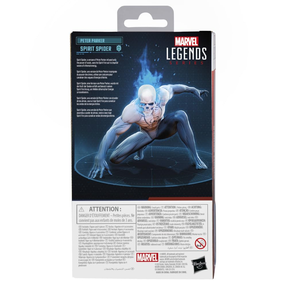 Marvel Spirit Spider 15 cm scale with window box for easy showcasing.