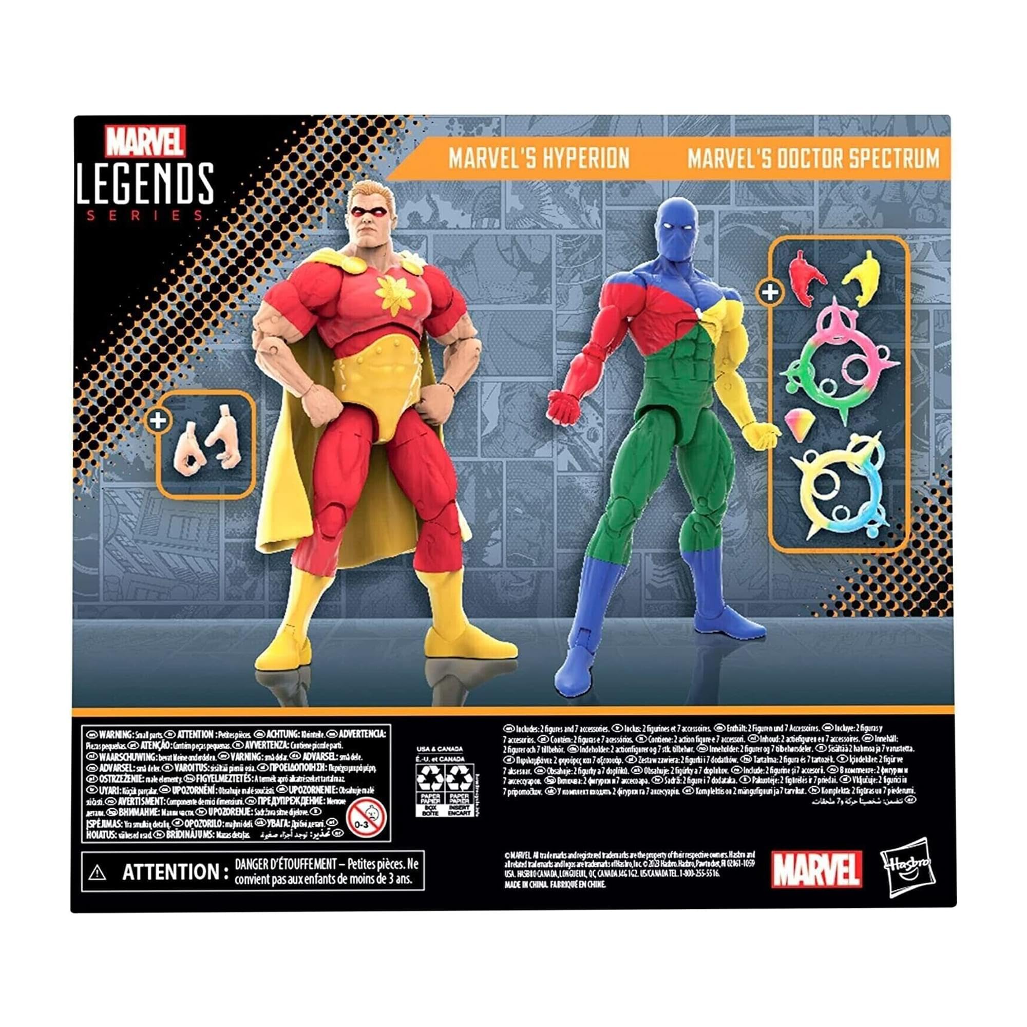 Marvel Squadron Supreme duo pose on shelf enhances any collection