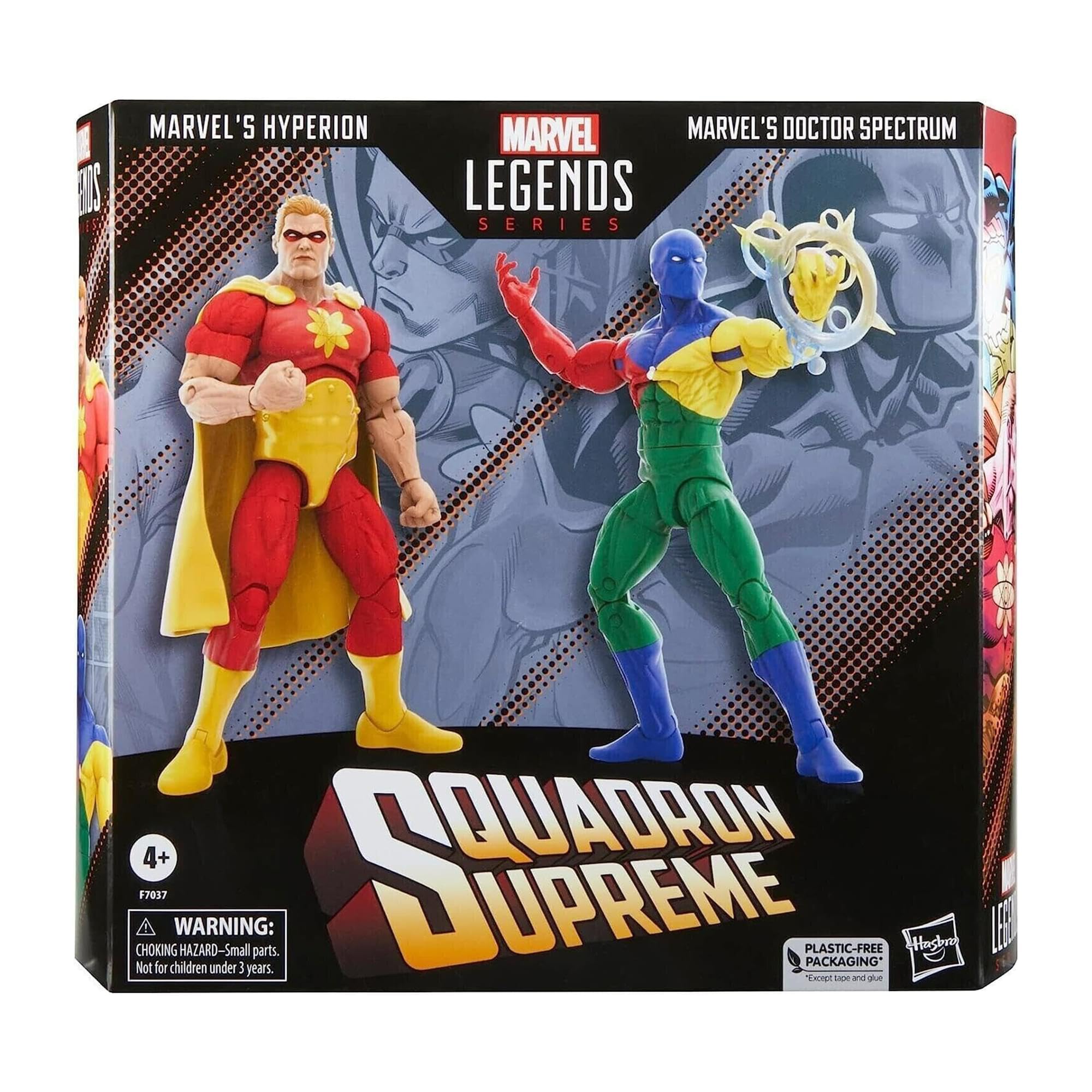 Marvel Squadron Supreme collectible display-ready packaging and tips