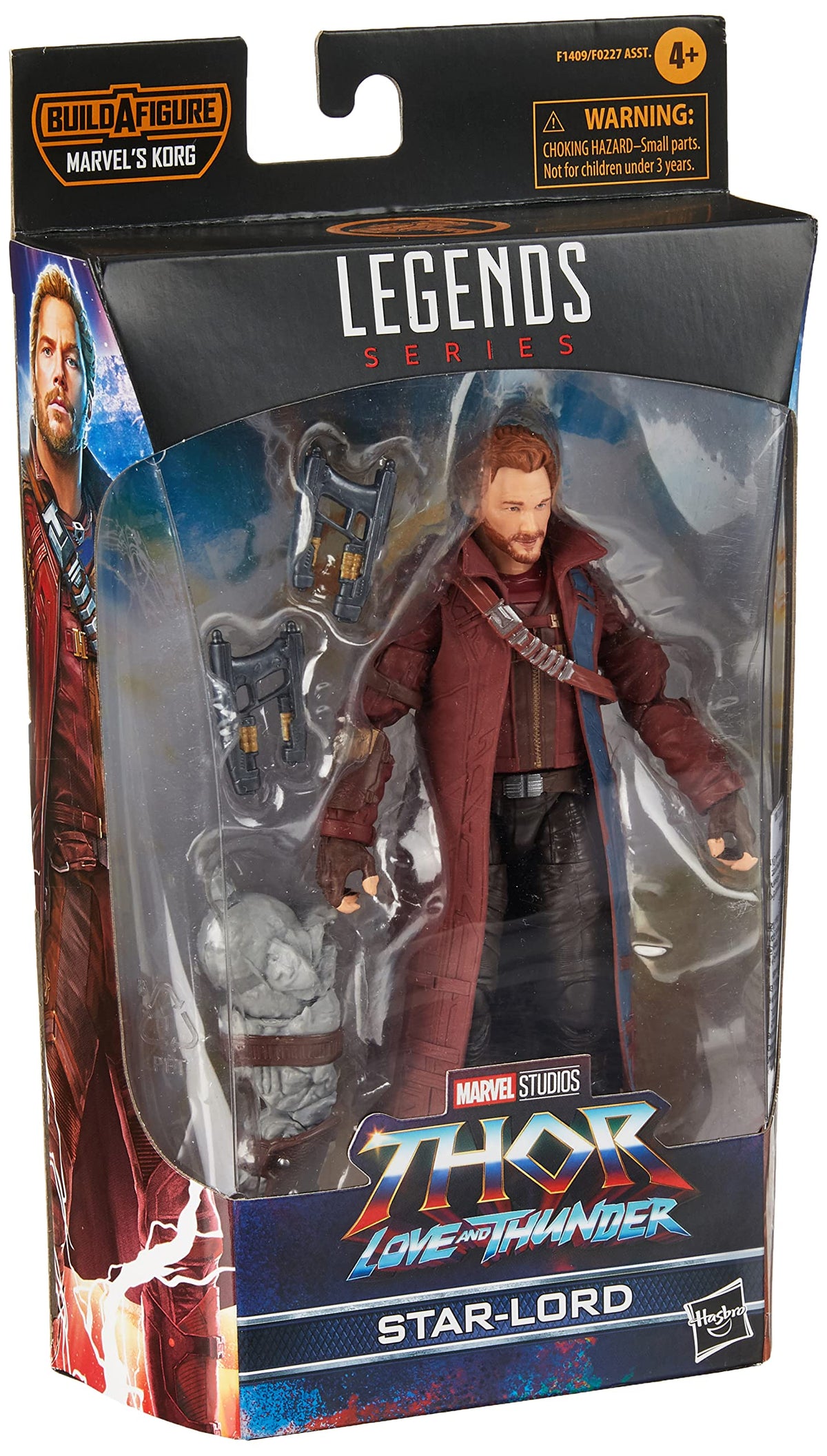 Marvel Star-Lord 6-inch figure front view for dynamic display.