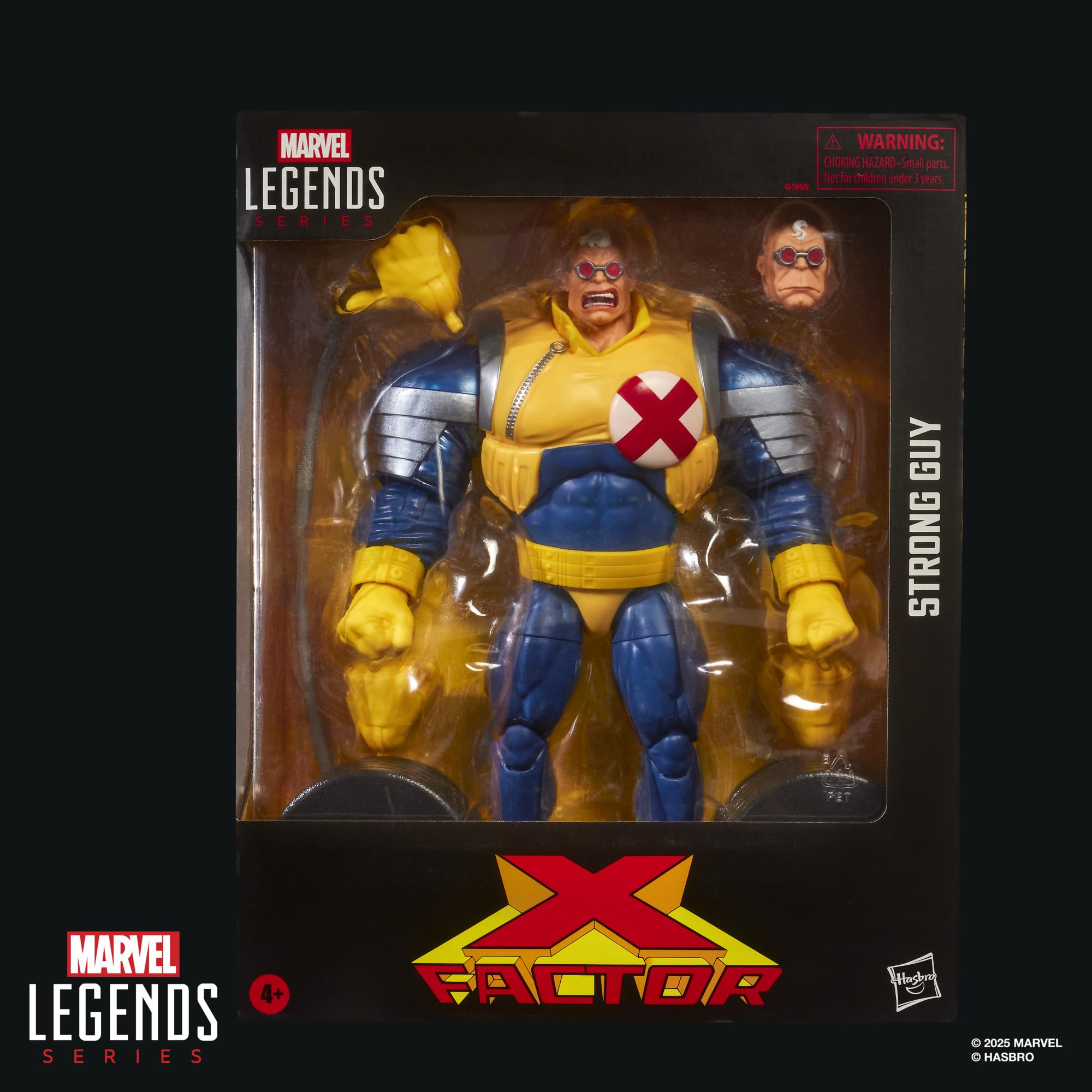 Marvel Legends Strong Guy figure side pose ideal for dynamic dioramas