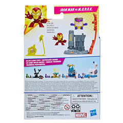 Marvel Stunt Squad hero vs villain showdown scene promotes dynamic role-play.