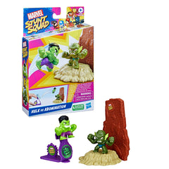 Marvel Stunt Squad Hulk action figure in dynamic pose