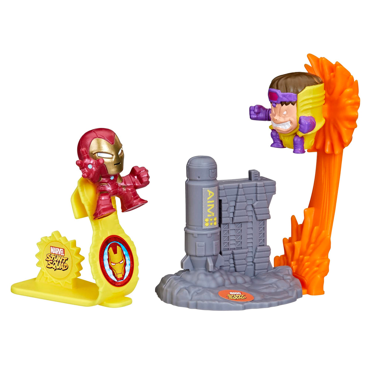 Marvel Stunt Squad Iron Man launcher: ideal for imaginative action-packed play.