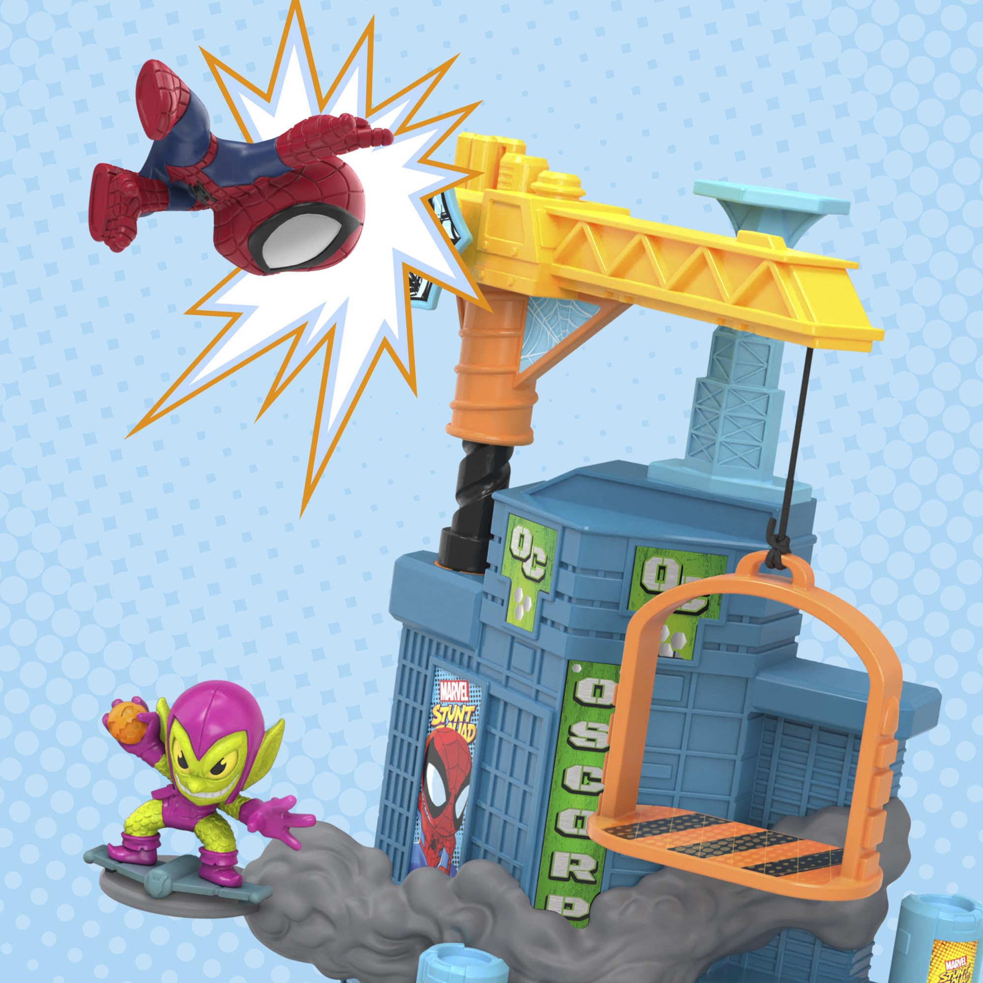 Launcher in action creating quick, energetic play sequences.