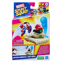 Marvel Stunt Squad playset launcher and target base for interactive play.