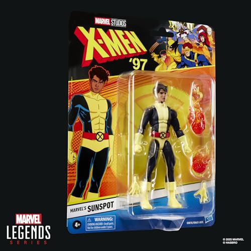 Marvel's Sunspot figure with accessories set expands play options