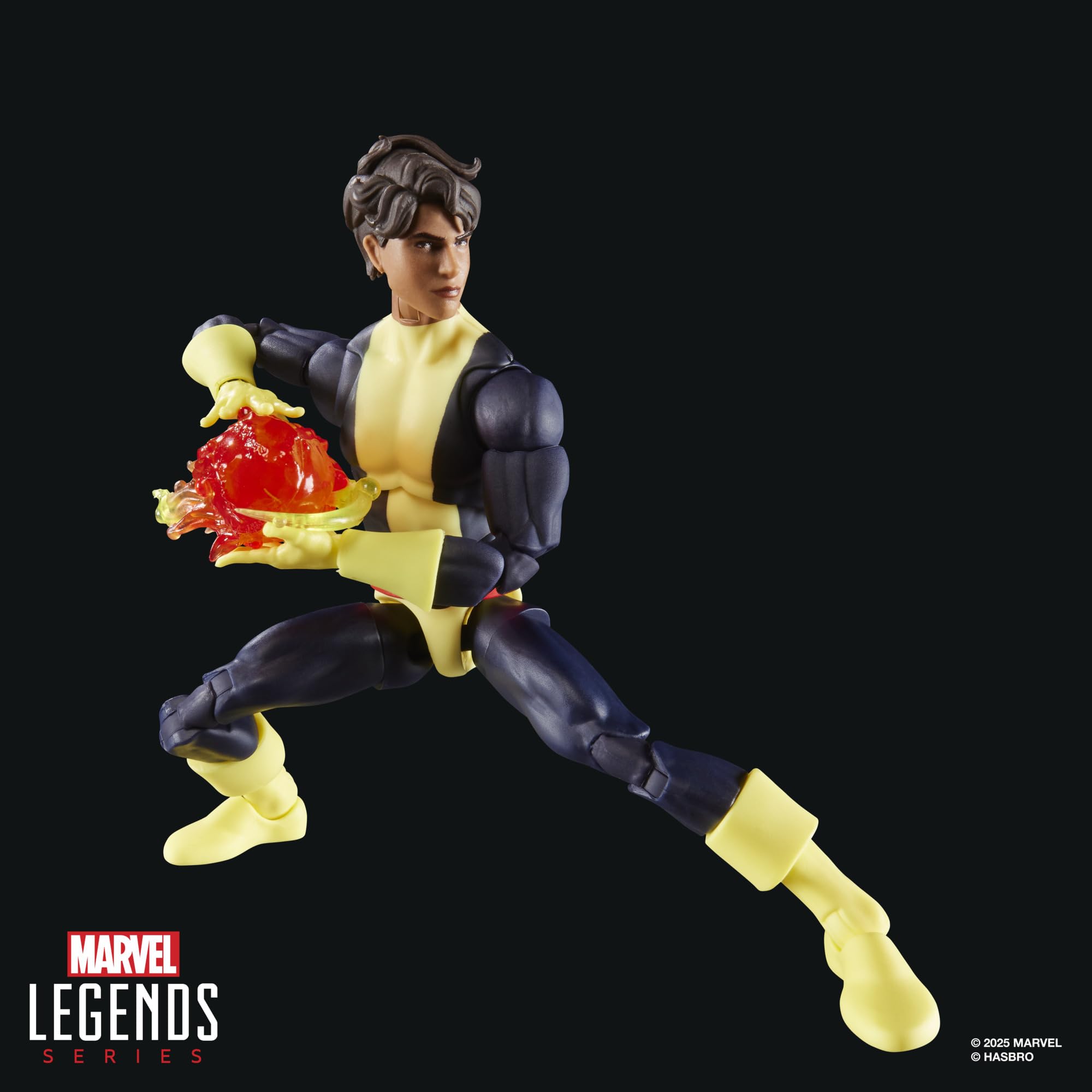 Marvel's Sunspot figure details capture animation-inspired deco