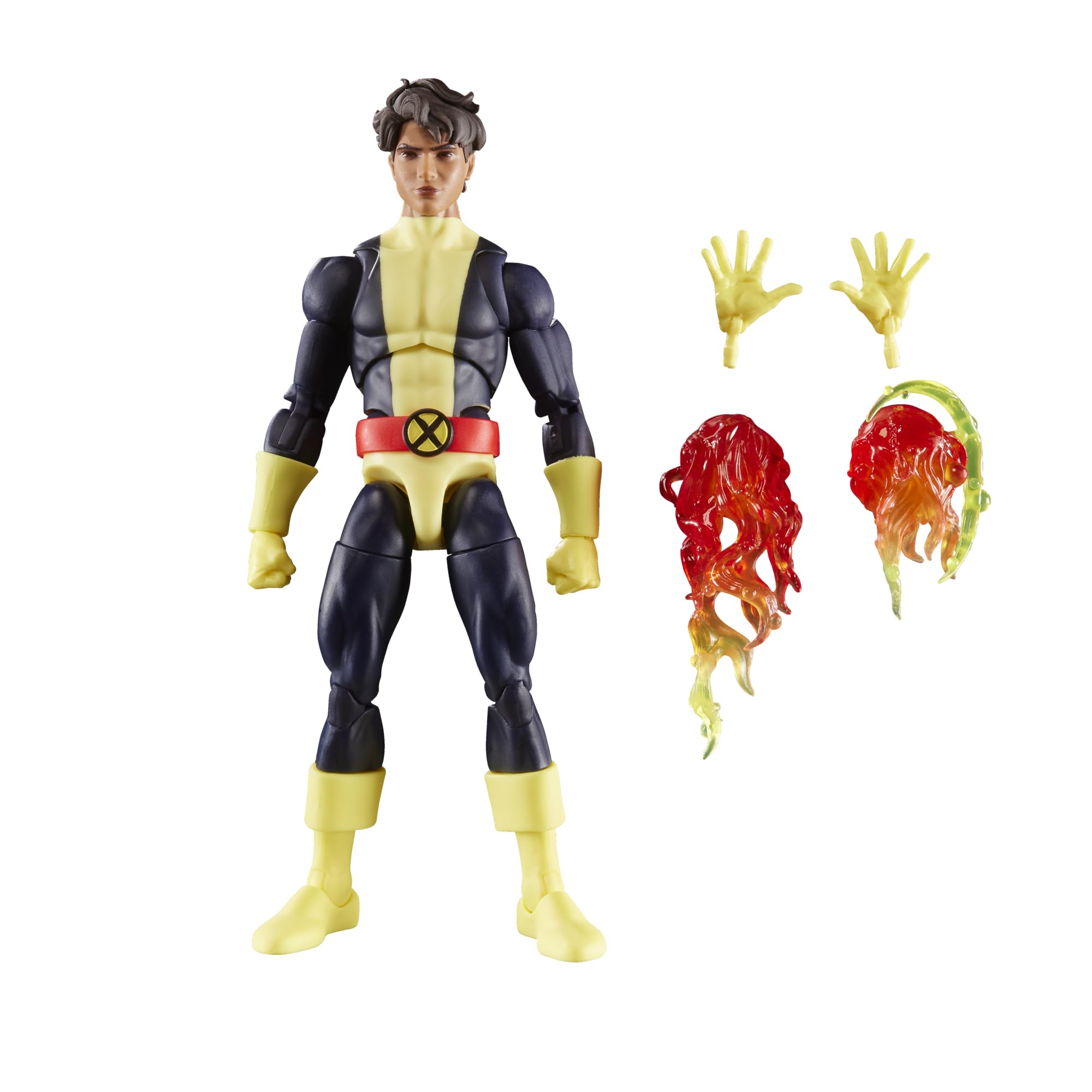 Marvel's Sunspot figure front view for dynamic display and posing
