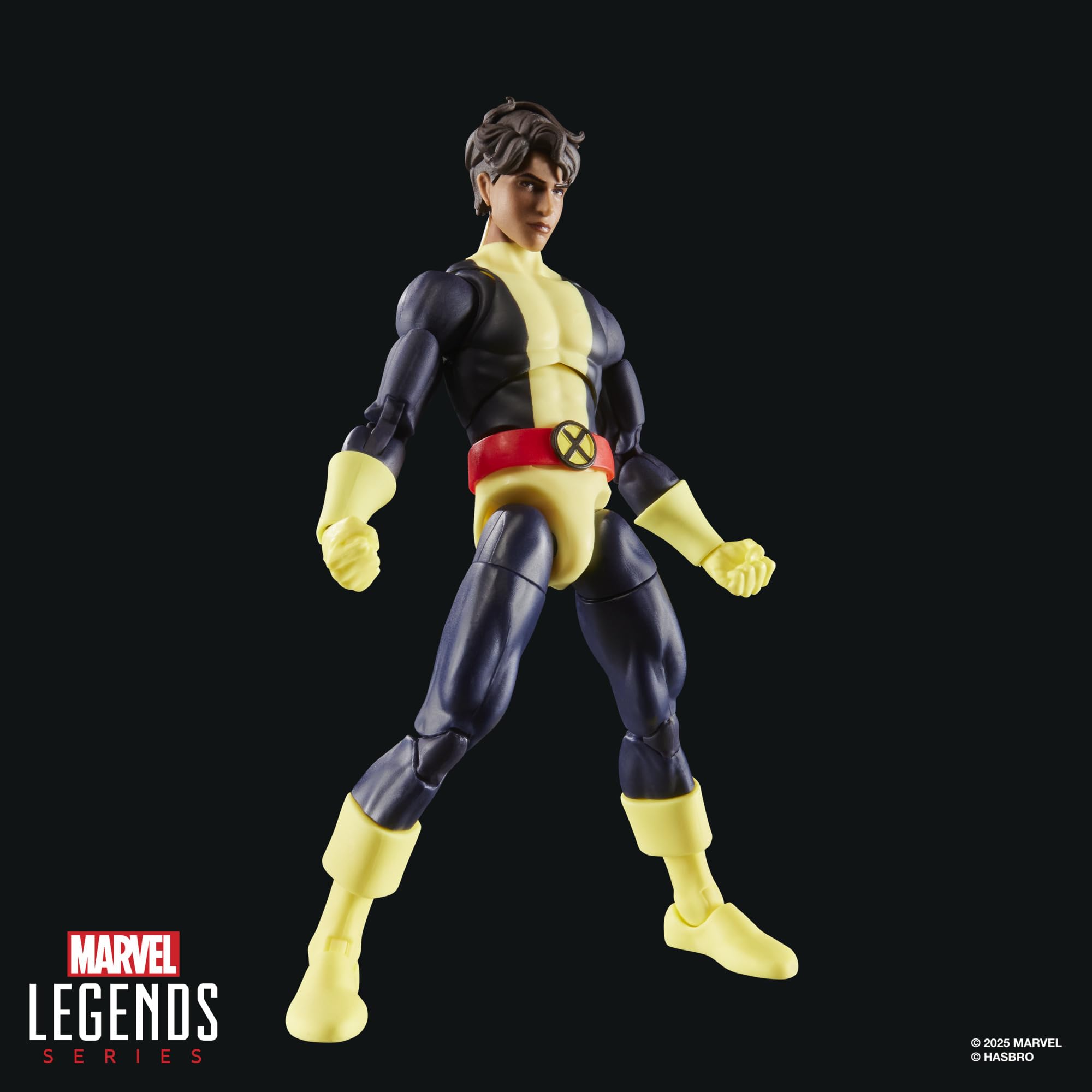 Marvel's Sunspot figure with alternate hands for expressive gestures