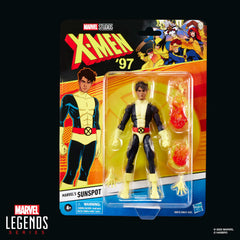 Marvel's Sunspot figure poseability enables versatile posing for shelf displays