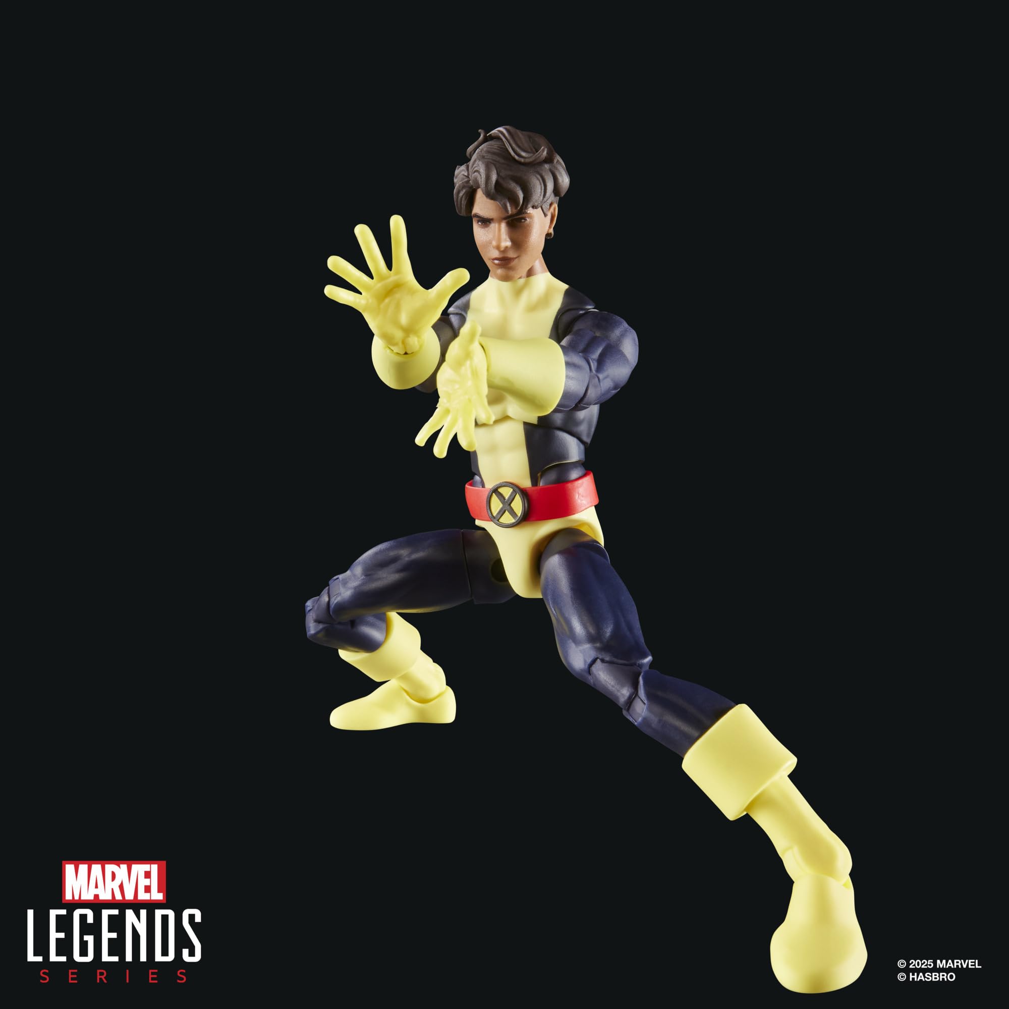 Marvel's Sunspot figure power FX accessories enhance action visuals