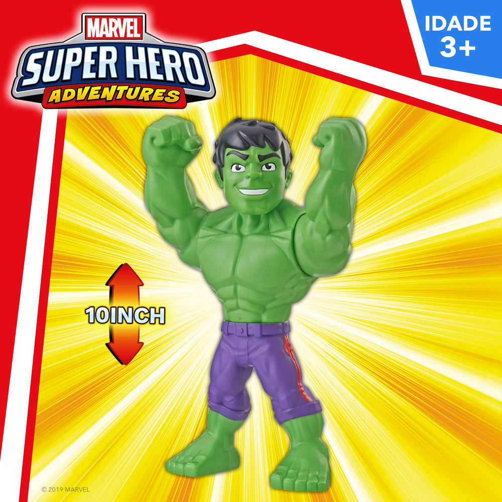 Marvel Super Hero Adventures Hulk packaging for collectible display.
