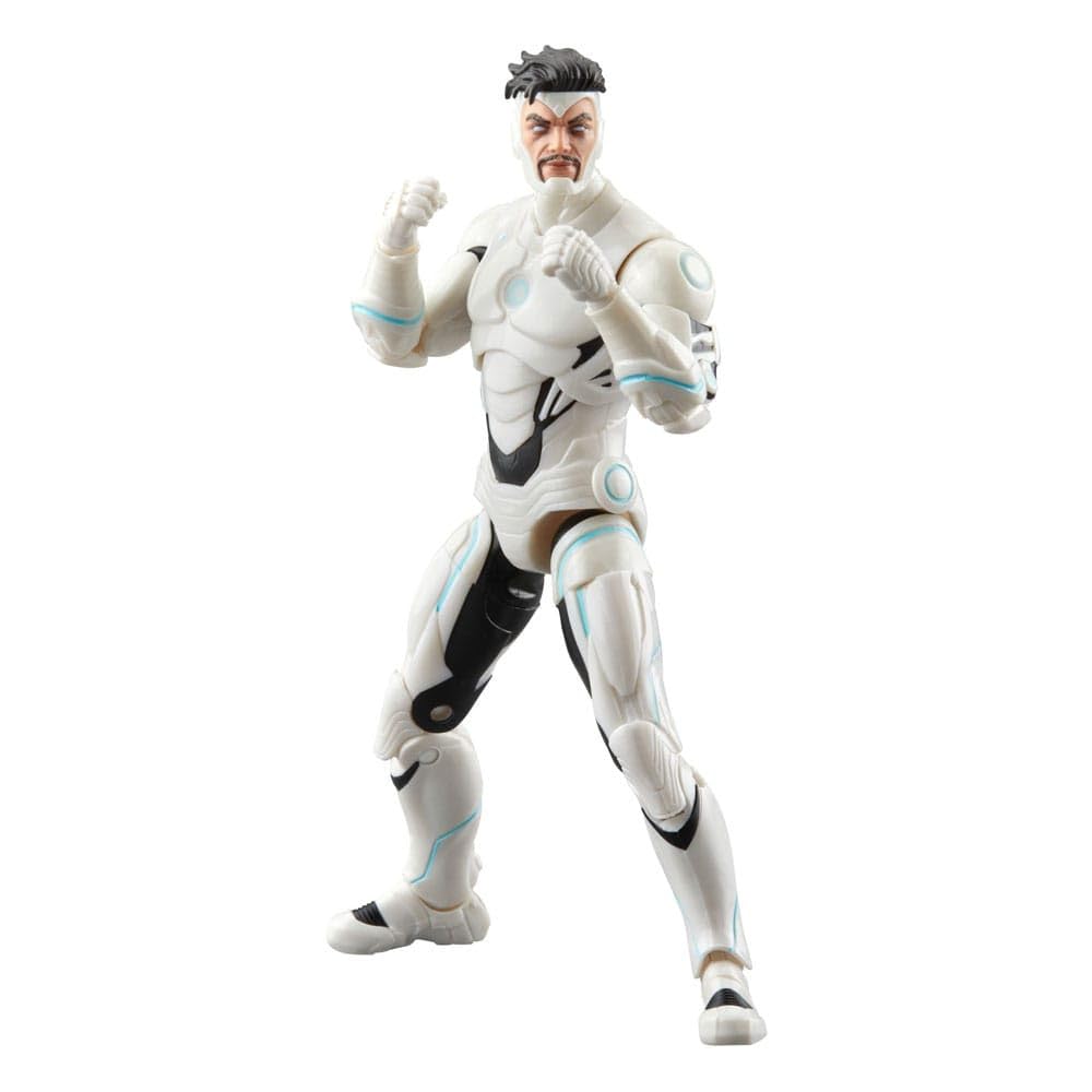 Marvel Superior Iron Man 6-inch figure front view for display-ready poseability