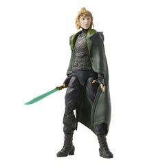 Close-up of premium detailing on Marvel's Sylvie action figure